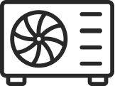 Air source heat pump unit, illustrating energy-efficient heating solutions for homes, relevant to TMS Mechanical Services' installation and maintenance offerings.